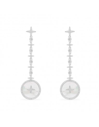 COLLECTION ETERNELLE Pearl Drop Earrings - Silver AE12965XNA meilleur choix