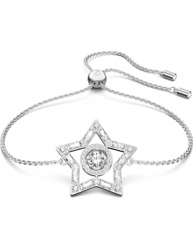 Swarovski Stella bracelet, Star, White, Rhodium plated 5617881 la chaussure