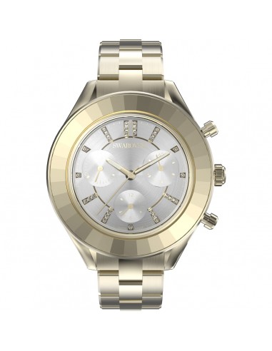 Swarovski Octea Lux Sport watch, Metal bracelet, White, Gold-tone PVD 5610517 Les magasins à Paris