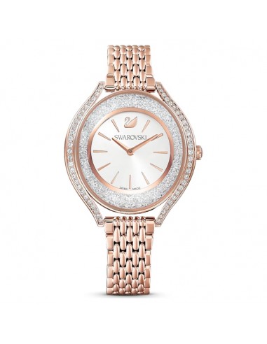 Swarovski Crystalline Aura watch Metal bracelet, Rose gold tone, Rose-gold tone PVD 5519459 Venez acheter