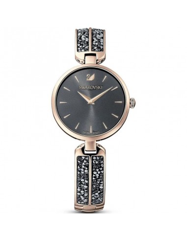 Swarovski Dream Rock Gray Dial Champagne Gold Women's Watch 5519315 en ligne des produits 