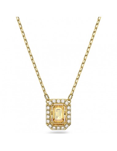 Swarovski Millenia necklace, Octagon cut Swarovski Zirconia, Yellow, Gold-tone plated 5598421 Par le système avancé 