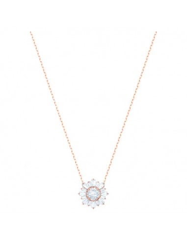 Swarovski Sunshine pendant Sun, White, Rose-gold tone plated 5451376 destockage