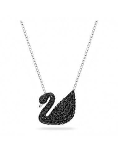 Swarovski Iconic Swan pendant Swan, Black, Rhodium plated 5347329 acheter en ligne