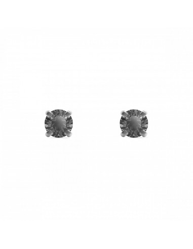 Swarovski Unisex Sleek Ruthenium Stud Earrings 5571555 les muscles