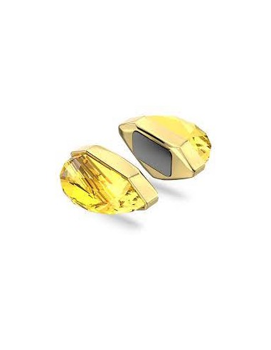 Lucent ear cuff Single, Magnetic, Yellow, Gold-tone plated 5613552 plus qu'un jeu 