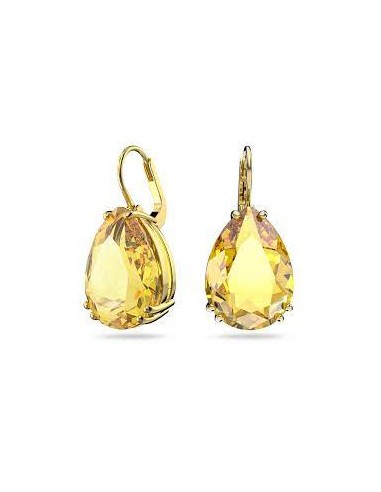 Millenia drop earrings Pear cut, Yellow, Gold-tone plated 5619495 de votre