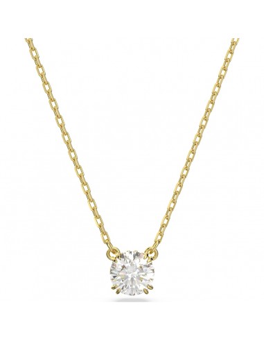 Swarovski Constella pendant, Round cut, White, Gold-tone plated 5636703 d'Europe débarque