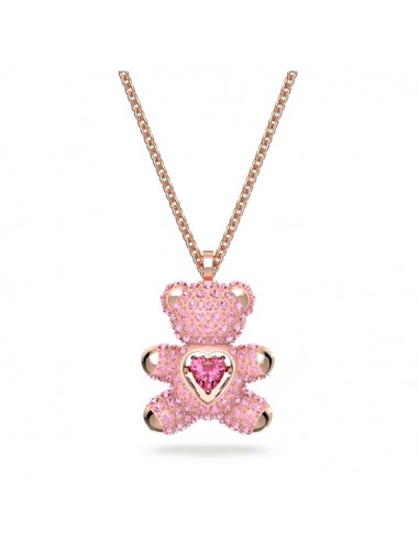 Swarovski Teddy pendant Bear, Pink, Rose gold-tone plated 5642976 JUSQU'A -70%! 