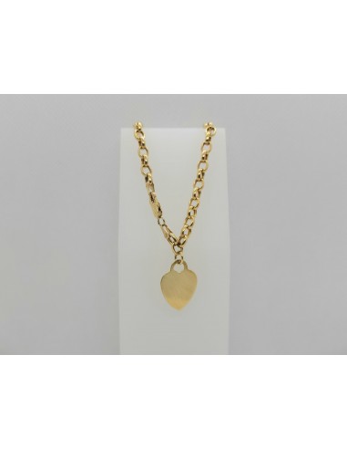 10K YELLOW GOLD ROLO NECKLACE & HEART Les êtres humains sont 