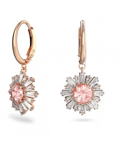 Swarovski Idyllia drop earrings Mixed cuts, Sun, Pink, Rose gold-tone plated 5642965 vous aussi creer 