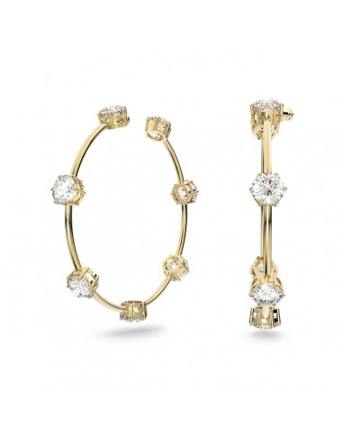 Swarovski Round Cut Constella Hoop Earrings 5622722 la colonne vertébrale