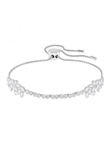 Swarovski Garden Bracelet, Branches & Leaves,White, Rhodium Plating 5266489 2024