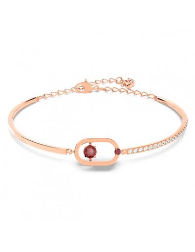 Swarovski Una bracelet Round cut, Oval shape, Red, Rose gold-tone plated 5620553 l'évolution des habitudes 