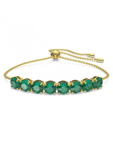 Swarovski Exalta bracelet Green, Gold-tone plated 5643756 chez Cornerstreet bien 