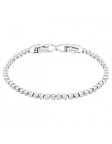 Swarovski Imber Emily Tennis bracelet Round cut, White, Rhodium plated 1808960 hantent personnes