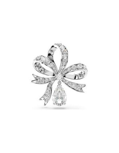 Swarovski Hyperbola brooch Bow, White, Rhodium plated 5680678 Découvrez la collection