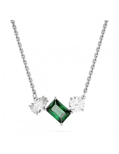 Swarovski Mesmera pendant Mixed cuts, Green, Rhodium plated 5668278 de technologie