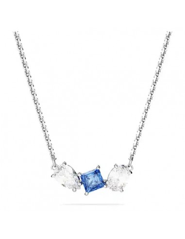 Swarovski Mesmera pendant Mixed cuts, Blue, Rhodium plated 5668276 2023