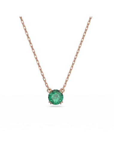 Swarovski Constella Pendant, Round Cut, Green, Rose Gold-Tone Plated 5639753 vous aussi creer 