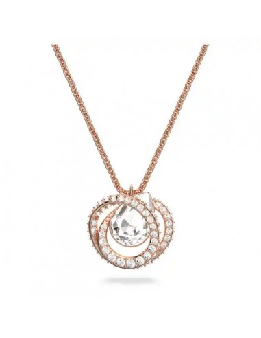 Swarovski Generation pendant White, Rose gold-tone plated 5636513 en ligne