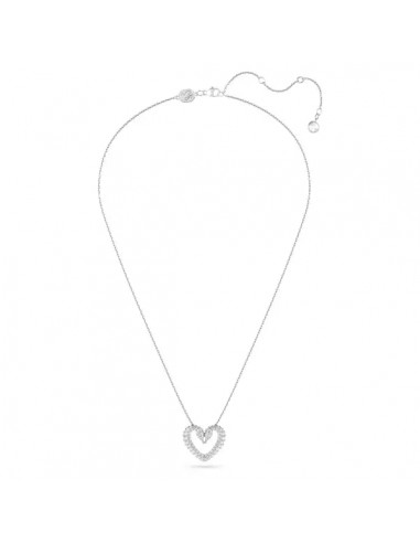 Swarovski Sublima pendant Heart, Medium, White, Rhodium plated 5625533 À commander