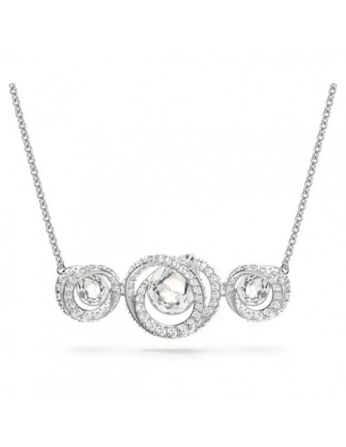 Swarovski Generation necklace White, Rhodium plated 5636587 Les êtres humains sont 