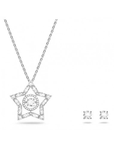 Swarovski Stella set Mixed cuts, Star, White, Rhodium plated 5622729 suggérées chez