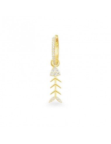 APM Single Fishbone Earring - Yellow Silver AE11618OXY 2 - 3 jours ouvrés.