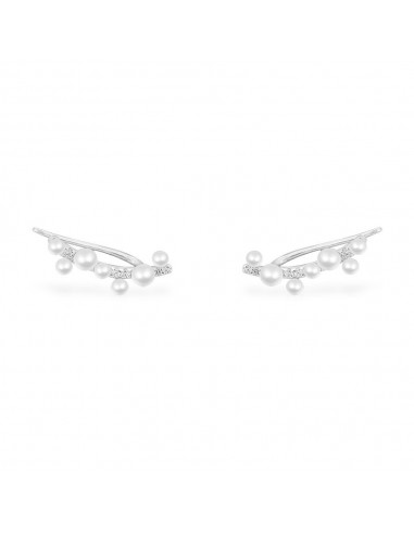 APM ETERNELLE  Pearl Climber Silver Earrings AE12653XPL online