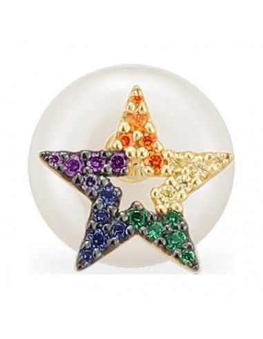 APM Single Star Underlobe Earring AE12623MY destockage