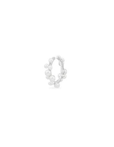 APM Single Pearl Ear Cuff Silver AE12655XPL paiement sécurisé