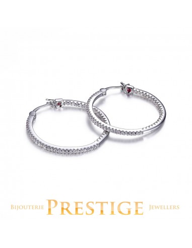 ELLE Rodeo Drive In & Out CZ - 30mm Hoops de votre