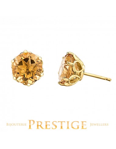 CITRINE 10KT STUDS 50% de réduction en Octobre 2024