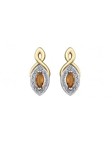 Ladies 10KTY Citrine Earrings 240.06CT Livraison rapide