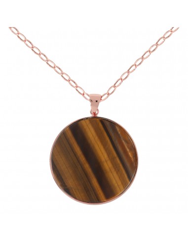 Bronzallure Alba Tiger's Eye Necklace prix