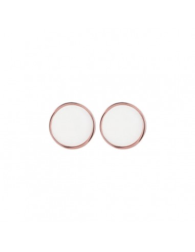 Bronzallure Alba Disc White MOP Studs sur le site 