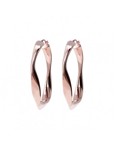 Bronzallure Hoops Twisted 5.10cm de votre