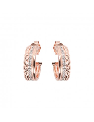 Bronzallure CZ Hoop/Stud Earrings de votre