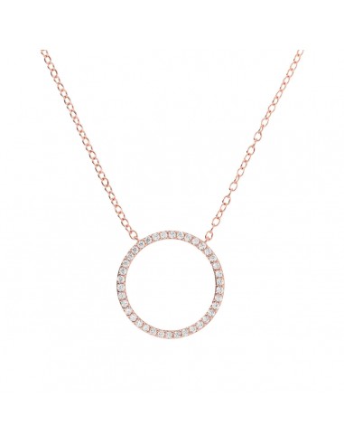 Bronzallure Symmetrical Open Circle Necklace Economisez 