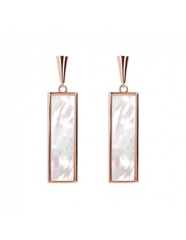 Bronzallure Bar Earring With Flat Stone l'achat 