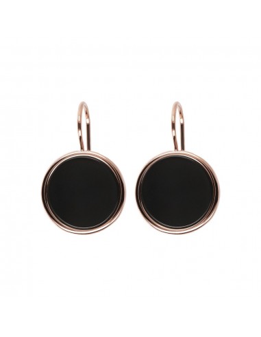 Bronzallure Black Onyx Drop Earrings france