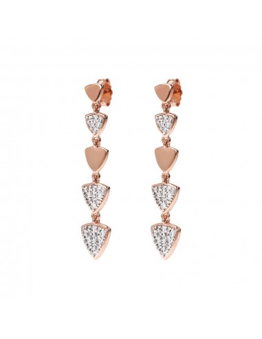 Bronzallure Triangle CZ Dangle Earrings de France