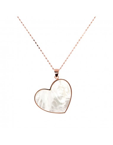 Bronzallure Necklace With Heart Flat Stone 2023