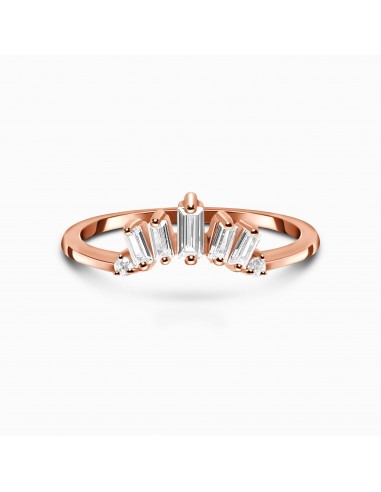 MoonMagic 925 & 14KT Rose Gold Vermeil White Topaz - Sovereign Band 2024