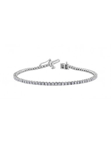 Ladies 10 Karat White Gold Diamond Bracelet (2.00TDW) 2 - 3 jours ouvrés.