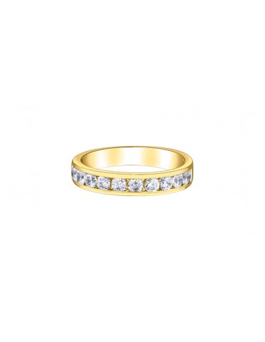 Ladies 14 Karat Yellow Gold Diamond Band (0.33TDW) Pour