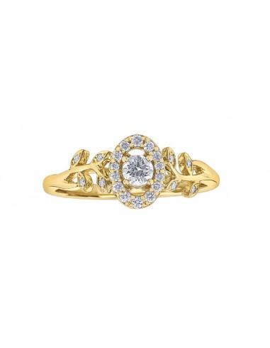 Engagement Ring 10KT Yellow Gold  Canadian Diamond (0.28TDW) meilleur choix