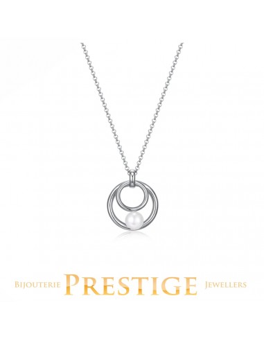 ELLE "SIMPATICO" RHODIUM PLATED NECKLACE Profitez des Offres !