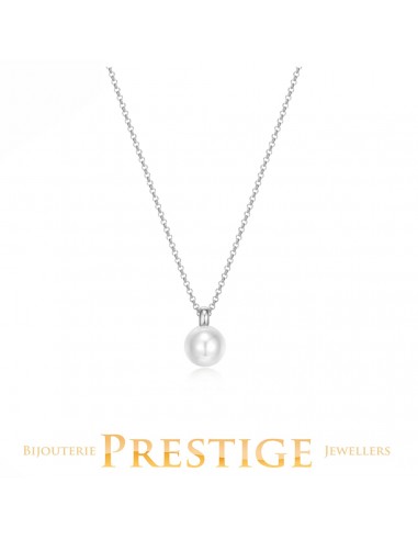 ELLE "SIMPATICO" RHODIUM PLATED NECKLACE s'inspire de l'anatomie humaine